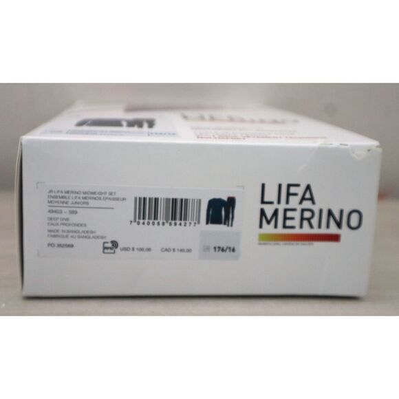 Helly Hansen 49403-589 Junior Sz 16 Blue LIFA Merino Active Base Layer Set - Picture 5 of 12